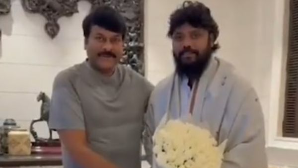 ಮೆಗಾಸ್ಟಾರ್‌ ಚಿರಂಜೀವಿ ಭೇಟಿ ಮಾಡಿದ ಪ್ರದೀಪ್‌ ಈಶ್ವರ್‌