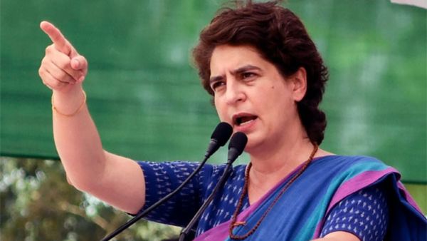 MP Election 2023: ಪ್ರಿಯಾಂಕಾ ಗಾಂಧಿ ವಾದ್ರಾಗೆ ಖಾಲಿ ಹೂಗುಚ್ಛ ನೀಡಿ ಸ್ವಾಗತ: ವಿಡಿಯೋ ವೈರಲ್