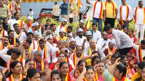 ಕನ್ನಡಪರ ಹೋರಾಟಗಾರರನ್ನು ಸರ್ಕಾರ ಹತ್ತಿಕ್ಕುತ್ತಿದೆ: ಬಂಧಿತರ ಬಿಡುಗಡೆ ಎಎಪಿ ಆಗ್ರಹ