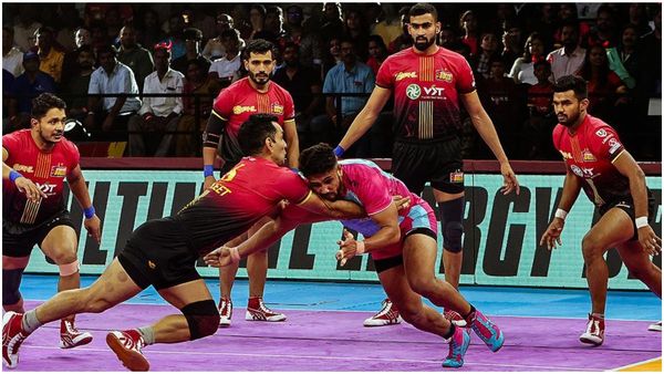 Bengaluru Bulls: ಜೈಪುರ ಪಿಂಕ್ ಪ್ಯಾಂಥರ್ಸ್ ವಿರುದ್ಧ ಬೆಂಗಳೂರು ಗೂಳಿಗಳ ಅಬ್ಬರ: ರೋಚಕ ಗೆಲುವು