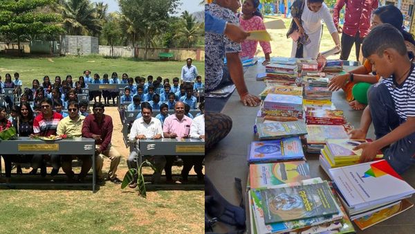 ಚಾಮರಾಜನಗರ: ಫೇಸ್ ಬುಕ್‌ನಿಂದ ಸರ್ಕಾರಿ ಶಾಲೆಗಳಿಗೆ ನೆರವು- ಇದೊಂದು ಹೊಸ ಮೆರುಗು