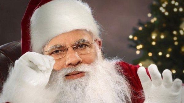 ಸಾಂಟಾ ಕ್ಲಾಸ್‌ ಉಡುಪಿನಲ್ಲಿ ಮೋದಿ?: ಕ್ರಿಸ್ಮಸ್ ಶುಭ ಕೋರಿದ್ದು ಹೀಗೆ....