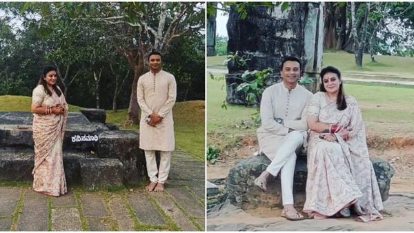 Pooja Gandhi: ಕನ್ನಡ, ಕುವೆಂಪು ಮೇಲೆ ಪೂಜಾ ಗಾಂಧಿ ಅಭಿಮಾನ: ಕವಿಶೈಲದಲ್ಲಿ ಮಳೆ ಹುಡುಗಿ