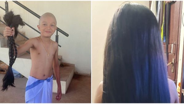 ಮಂಗಳೂರು: ಕ್ಯಾನ್ಸರ್ ರೋಗಿಗಾಗಿ ಮತ್ತೆ ಕೂದಲು ದಾನ ಮಾಡಿದ ದೇಶದ ಅತೀ ಕಿರಿಯ ಕೇಶದಾನಿ