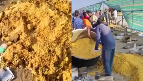 ಚಿತ್ರದುರ್ಗ: ಶೋಷಿತರ ಸಮುದಾಯ ಸಮಾವೇಶದಲ್ಲಿ ಕ್ವಿಂಟಾಲ್‌ಗಟ್ಟಲೆ ಚಿಕನ್ ಬಿರಿಯಾನಿ ಮಣ್ಣು ಪಾಲು, ವಿಡಿಯೋ ವೈರಲ್‌