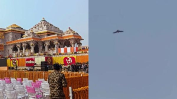 Ram mandir: ಪ್ರಾಣ ಪ್ರತಿಷ್ಠಾನದ ವೇಳೆ ರಾಮ ಮಂದಿರದ ಮೇಲೆ ಹದ್ದು ಹಾರಾಟ, ವಿಡಿಯೋ ಭಾರೀ ವೈರಲ್‌