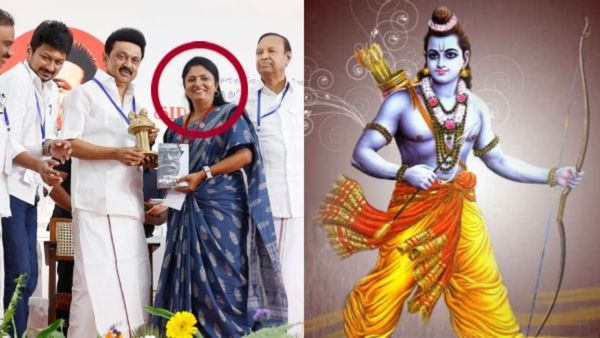 ಅರಮನೆಯಲ್ಲಿ ಸಾವಿರಾರು ಮಹಿಳೆಯರೊಂದಿಗೆ ಪಾನಮತ್ತನಾಗಿ ರಾಮ....!: ದ್ರಾವಿಡರ್ ಕಳಗಂ ನಾಯಕಿಯ ಹೇಳಿಕೆ ಹಚ್ಚಿದೆ ಕಿಡಿ!