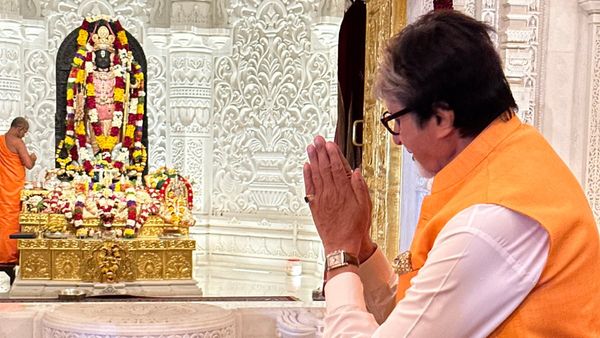 Amitabh Bachchan: ಮತ್ತೊಮ್ಮೆ ಅಯೋಧ್ಯೆಯ ರಾಮ ಮಂದಿರಕ್ಕೆ ಭೇಟಿ- ಫೋಟೋ ಹಂಚಿಕೊಂಡ ಬಿಗ್‌ಬಿ