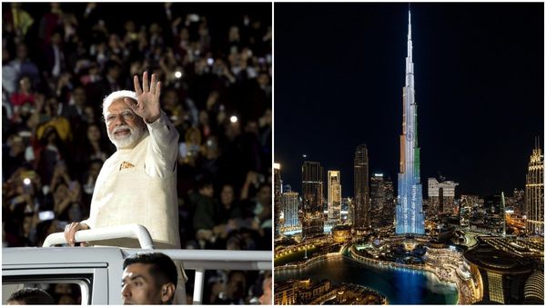 Narendra Modi In UAE: ಬುರ್ಜ್ ಖಲೀಫಾ ಮೇಲೆ ರಾರಾಜಿಸಿದ ಭಾರತೀಯ ಧ್ವಜ