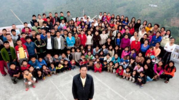 39 ಹೆಂಡತಿಯರು, 64 ಮಕ್ಕಳು, 14 ಸೊಸೆಯಂದಿರು, 40ಕ್ಕೂ ಹೆಚ್ಚು ಮೊಮ್ಮಕ್ಕಳನ್ನೊಂದಿದ ಭಾರತದ ಈ ವ್ಯಕ್ತಿ