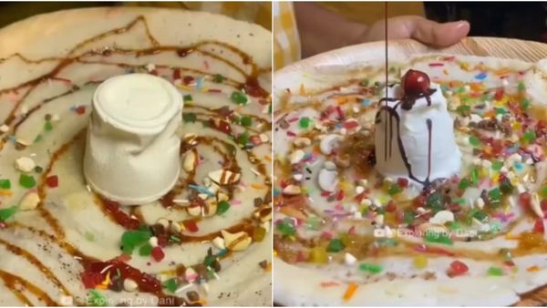 Ice Cream Dosa: ಬಿಸಿ ಬಿಸಿ ದೋಸೆಯಲ್ಲಿ ಸಿಹಿ ಸಿಹಿ ಐಸ್‌ಕ್ರೀಮ್‌, ಈ ಸ್ಪೆಷಲ್‌ ದೋಸೆ ಮಾಡುವುದು ತುಂಬಾ ಸುಲಭ