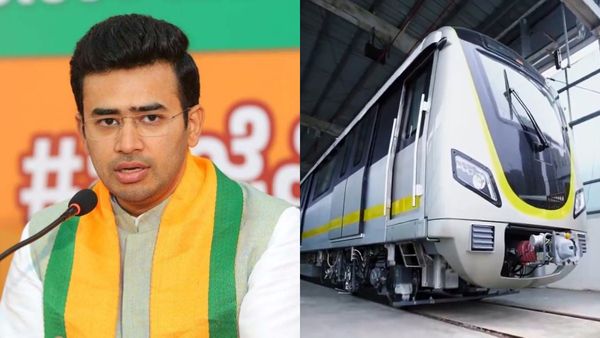 Namma Metro: ಹಳದಿ ಮಾರ್ಗದ ಕಾರ್ಯಾಚರಣೆ: ಬಿಗ್ ಅಪ್ಡೇಟ್ ಕೊಟ್ಟ ತೇಜಸ್ವಿ ಸೂರ್ಯ