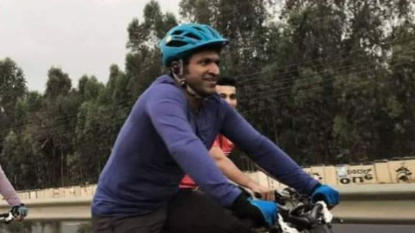 ಸೈಕಲ್‌ ಮೇಲೆ ಪ್ರಪಂಚ ಪರ್ಯಟನೆ ಮಾಡುತ್ತಿರುವ ತಮಿಳುನಾಡಿನ 'ಅಪ್ಪು' ಅಭಿಮಾನಿ