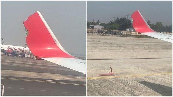 ಕೋಲ್ಕತ್ತಾ ವಿಮಾನ ನಿಲ್ದಾಣದಲ್ಲಿ ಎರಡು ವಿಮಾನಗಳ ಡಿಕ್ಕಿ; ತಪ್ಪಿದ ದುರಂತ