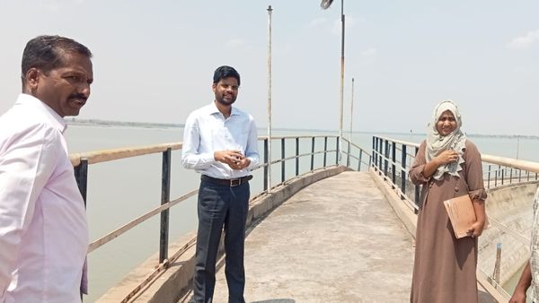 Drought: ಕೊಪ್ಪಳದ ಹಿರೇಹಳ್ಳ ಡ್ಯಾಂಗೆ ಸಿಇಓ ಭೇಟಿ