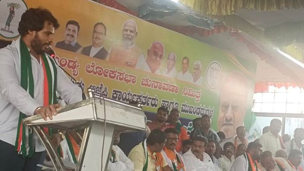 ಕಾಂಗ್ರೆಸ್ ನಾಯಕರಿಗೆ ಜನ ಪಾಠ ಕಲಿಸುತ್ತಾರೆ; ನಿಖಿಲ್ ಕುಮಾರಸ್ವಾಮಿ ಎಚ್ಚರಿಕೆ