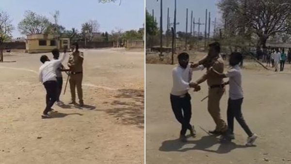 PU Exam: ಕಾಪಿ ಮಾಡಲು ಬಿಟ್ಟಿಲ್ಲವೆಂದು ಪೊಲೀಸ್ ಪೇದೆ ಮೇಲೆ ಹಲ್ಲೆ: ವಿಡಿಯೋ ವೈರಲ್