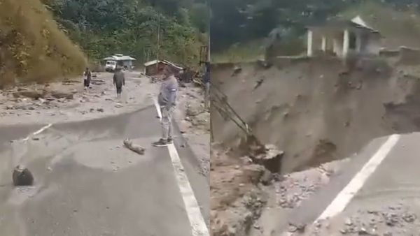 Heavy Rain: ರಣಭೀಕರ ಮಳೆಗೆ ರಾಷ್ಟ್ರೀಯ ಹೆದ್ದಾರಿ ಇಬ್ಭಾಗ: ಭೂಕುಸಿತದಿಂದ ರಸ್ತೆ ಸಂಪರ್ಕ ಬಂದ್‌-ಎಲ್ಲಿ?