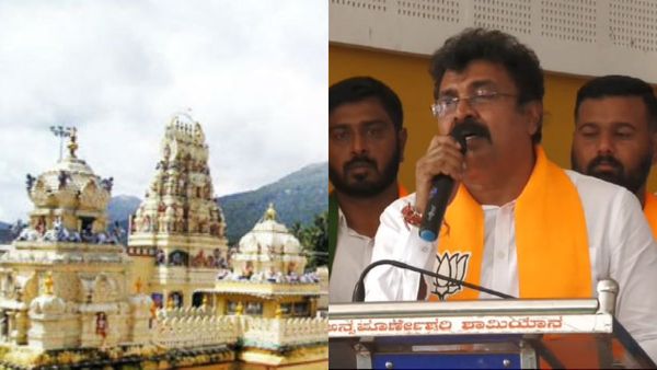 ಚಾಮರಾಜನಗರ: ಪ್ರಚಾರದ ವೇಳೆ ಮಾದಪ್ಪನ ಹಾಡು ಹೇಳಿ ಮತದಾರರ ಗಮನ ಸೆಳೆದ ಬಿಜೆಪಿ ಅಭ್ಯರ್ಥಿ