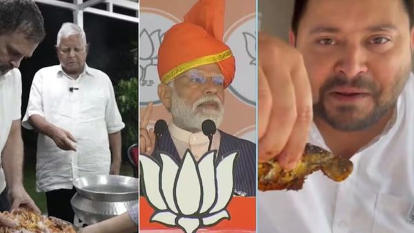 ಹಬ್ಬದಲ್ಲಿ ರಾಹುಲ್ ಗಾಂಧಿ, ತೇಜಸ್ವಿ ಯಾದವ್‌ ಕುರಿ, ಮೀನು ತಿಂತಾರೆ- ಮೋದಿ ದಾಳಿ