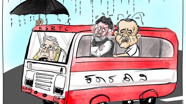 ರಾಜ್ಯ ಸರ್ಕಾರದ ವಿರುದ್ಧ ಬಿಜೆಪಿ ಕಿಡಿ: ಛತ್ರಿ ಭಾಗ್ಯ