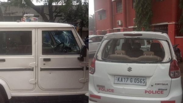 ಚನ್ನಗಿರಿಯಲ್ಲಿ ಪೊಲೀಸ್ ಠಾಣೆ ಮೇಲೆ ಕಲ್ಲು ತೂರಾಟ.!-ಕಾರಣ ಏನು?