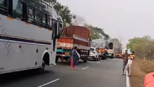 ಬೆಂಗಳೂರು-ದಿಂಡುಗಲ್ ರಾಷ್ಟ್ರೀಯ ಹೆದ್ದಾರಿಯಲ್ಲಿ 3 ತಾಸು ಟ್ರಾಫಿಕ್ ಜಾಮ್-ಕಾರಣ ಏನು?