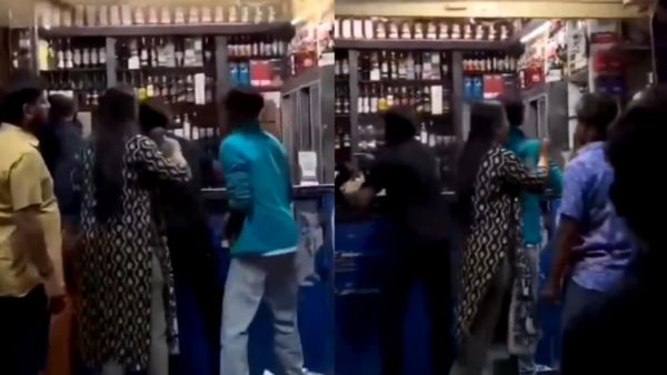 ಗಂಡನಿಗೆ ಹೊಡೆದದ್ದಕ್ಕೆ ಬಾರ್‌ಗೆ ಹೋಗಿ ಸಿಬ್ಬಂದಿಯನ್ನು ಥಳಿಸಿದ ಪತ್ನಿ!