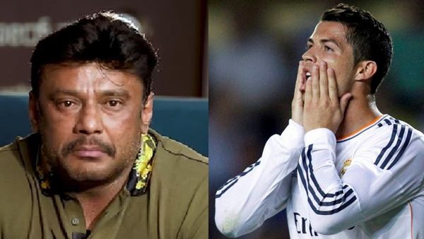 ರೊನಾಲ್ಡೋ ಬಗ್ಗೆ ಮಾತನಾಡಿ ಫುಲ್ ಟ್ರೋಲ್ ಆಗಿದ್ದ ಕೊಲೆ ಆರೋಪಿ ದರ್ಶನ್.!