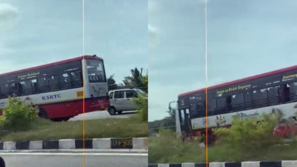 KSRTC: ಬೆಂಗಳೂರು-ಮೈಸೂರು ಎಕ್ಸ್‌ಪ್ರೆಸ್‌ವೇಯಲ್ಲಿ ಕೆಎಸ್‌ಆರ್‌ಟಿಸಿ ಬಸ್ ಆಟ ನೋಡಿ!