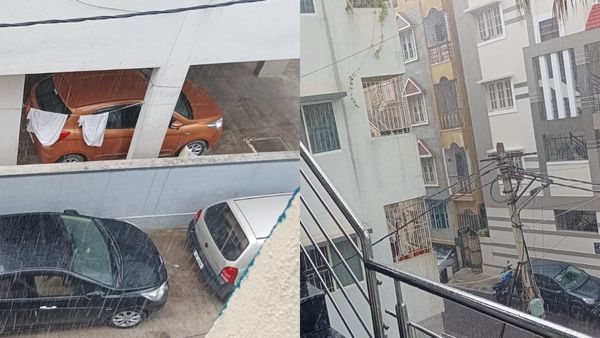 Bengaluru Rain: ಬೆಂಗಳೂರಿನಲ್ಲಿ ಭಾರೀ ಮಳೆ- ಮಟ ಮಟ ಮಧ್ಯಾಹ್ನ ವರುಣನ ಅರ್ಭಟ