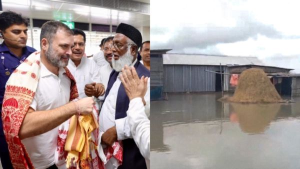 Rahul Gandhi: ಅಸ್ಸಾಂನಲ್ಲಿ ನಿಲ್ಲದ ಪ್ರವಾಹ: ಪರಿಹಾರ ಶಿಬಿರಗಳಿಗೆ ಸಂಸದ ರಾಹುಲ್ ಗಾಂಧಿ ಭೇಟಿ