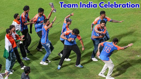 Team India Celebration: ಟೀಂ ಇಂಡಿಯಾ ಕ್ರಿಕೆಟ್ ಆಟಗಾರ ಡ್ಯಾನ್ಸ್‌ ಭಾರೀ ವೈರಲ್‌