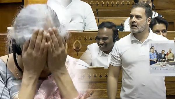ಲೋಕಸಭೆಯಲ್ಲಿ ರಾಹುಲ್‌ ಹೇಳಿದ್ದೇನು? ವಿತ್ತ ಸಚಿವೆ ತಲೆ ಮೇಲೆ ಕೈ ಇಟ್ಟುಕೊಂಡಿದ್ದೇಕೆ?