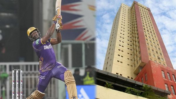 ಬೆಂಗಳೂರಿನ ಪಬ್ಲಿಕ್‌ ಯುಟಿಲಿಟಿ ಬಿಲ್ಡಿಂಗ್‌ಗಿಂತಲೂ ದೊಡ್ಡ ಸಿಕ್ಸರ್‌ ಬಾರಿಸಿದ ಆಂಡ್ರಿ ರಸೆಲ್