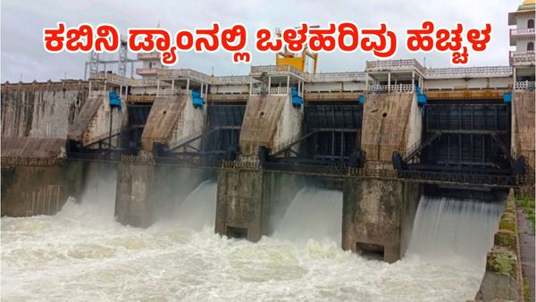 Kabini Dam: ಕಬಿನಿ ಜಲಾಶಯದಲ್ಲಿ ಒಂದೇ ದಿನಕ್ಕೆ ಒಳಹರಿವು ಭಾರೀ ಹೆಚ್ಚಳ, ವಿವರ