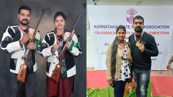 State level Rifle shooting: ಪತಿಗೆ ಚಿನ್ನ, ಪತ್ನಿಗೆ ಬೆಳ್ಳಿ ಪದಕ- ರಾಜ್ಯಕ್ಕೇ ಮಾದರಿಯಾದ ಈ ದಂಪತಿ