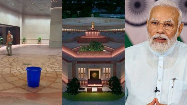 New Parliament Building: ಕೋಟ್ಯಾಂತರ ವೆಚ್ಚದ ದೆಹಲಿ ಹೊಸ ಸಂಸತ್ ಭವನದಲ್ಲಿ ಮಳೆ ನೀರು: ವಿಡಿಯೋ ವೈರಲ್!