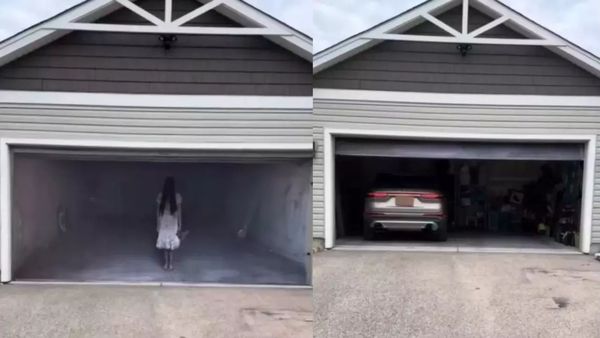 Viral Video: ಕಾರು ಶೆಡ್ಡಿಗೆ ದೆವ್ವದ ಚಿತ್ರ ಬಿಡಿಸಿದ ಮಾಲೀಕ- ಚಪ್ಪಾಳೆಗೆ ಅರಳುವ ಹೂವು!