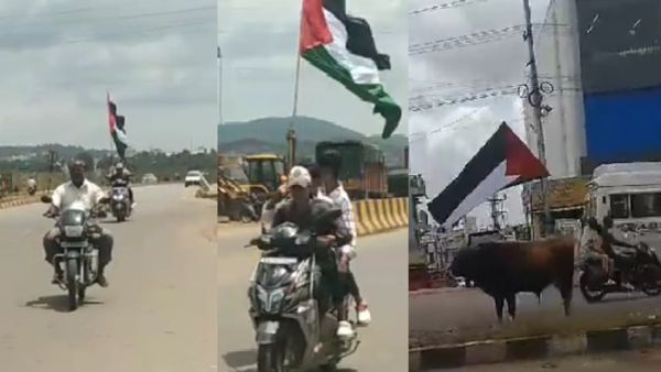 ಬೈಕಿಗೆ ಪ್ಯಾಲಿಸ್ತೀನ್ ಧ್ವಜ ಕಟ್ಟಿ ಓಡಾಟ- ವಿಡಿಯೋ ವೈರಲ್