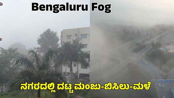 Bengaluru Weather: ನಗರದಲ್ಲಿ ದಟ್ಟ ಮಂಜು-ಬಿಸಿಲು-ಮಳೆ ಒಟ್ಟೊಟ್ಟಿಗೆ: 5 ದಿನದ ಹವಾಮಾನ ಮುನ್ಸೂಚನೆ