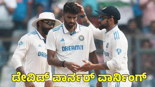  India vs Australia: ಆಸ್ಟ್ರೇಲಿಯಾ ತಂಡಕ್ಕೆ ಡೇವಿಡ್ ವಾರ್ನರ್ ವಾರ್ನಿಂಗ್