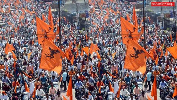 Mandya: ಮಸೀದಿ ಬಳಿ ಹನುಮ ಕಾರ್ಯಕರ್ತರು-ಪೊಲೀಸರ ಮಧ್ಯೆ ಮಾತಿನ ಚಕಮಕಿ, ನೂಕು ನುಗ್ಗಲು