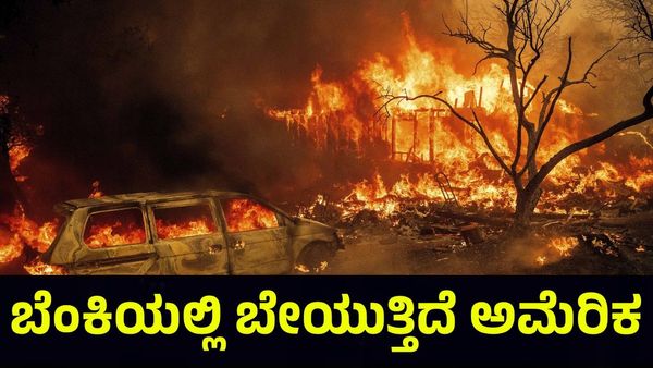California Wildfire: ಬೆಂಕಿಯಲ್ಲಿ ಬೇಯುತ್ತಿದೆ ಅಮೆರಿಕ, 10,000 ಮನೆಗಳು ಭಸ್ಮ!