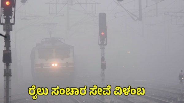 Cold Wave Alert: ರಾಜಧಾನಿಯಲ್ಲಿ ದಟ್ಟ ಮಂಜಿನ ವಾತಾವರಣ: ರೈಲುಗಳ ಕಾರ್ಯಾಚರಣೆ ವಿಳಂಬ