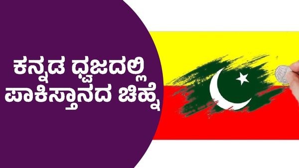 Kannada: ಕನ್ನಡ ಬಾವುಟದಲ್ಲಿ ಪಾಕಿಸ್ತಾನದ ಚಿಹ್ನೆ ಬಳಸಿದ ಫೋಟೋ ವೈರಲ್‌