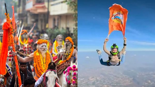 Mahakumbh Mela 2025: 13,000 ಅಡಿ ಎತ್ತರದಲ್ಲಿ ಹಾರಿತು ಮಹಾಕುಂಭ ಮೇಳದ ಧ್ವಜ