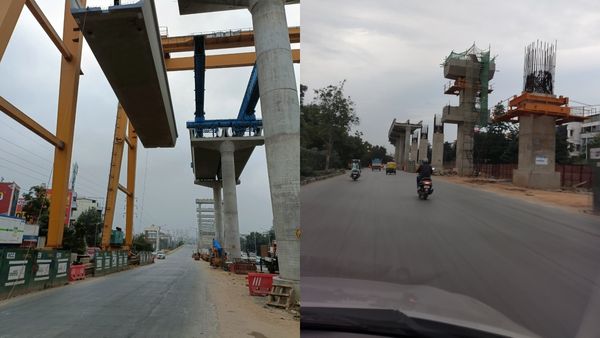 Namma Metro: ಕ್ರೇನ್‌ ಕೈಕೊಟ್ಟು ಅರ್ಧದಲ್ಲೇ ನೇತಾಡುತ್ತಿರುವ ಅತಿ ಭಾರದ ಮೆಟ್ರೋ ಬ್ಲಾಕ್‌, ಎಲ್ಲಿ?