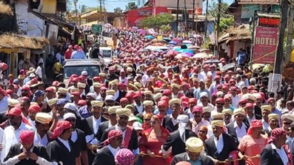 ಮಡಿಕೇರಿಯಲ್ಲಿ ಕೊಡವರ ಪಾದಯಾತ್ರೆ ಇಂದು ಸಮಾಪ್ತಿ: ಪೊಲೀಸ್ ಹದ್ದಿನ ಕಣ್ಣು