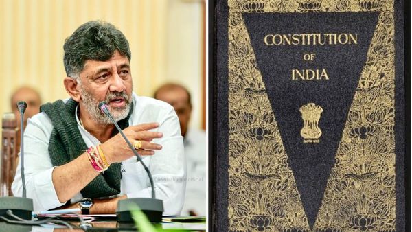 DK Shivakumar: ಡಿಕೆ ಶಿವಕುಮಾರ್‌ ಬಾಯಲ್ಲಿ ಸಂವಿಧಾನ ಬದಲಾವಣೆ ಮಾತು: ಕಾಂಗ್ರೆಸ್‌ನ ಅಜೆಂಡಾ ಎಂದ ಬಿಜೆಪಿ